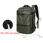 60L Vacuum Compression Travel Backpack-with One-Touch Auto Seal