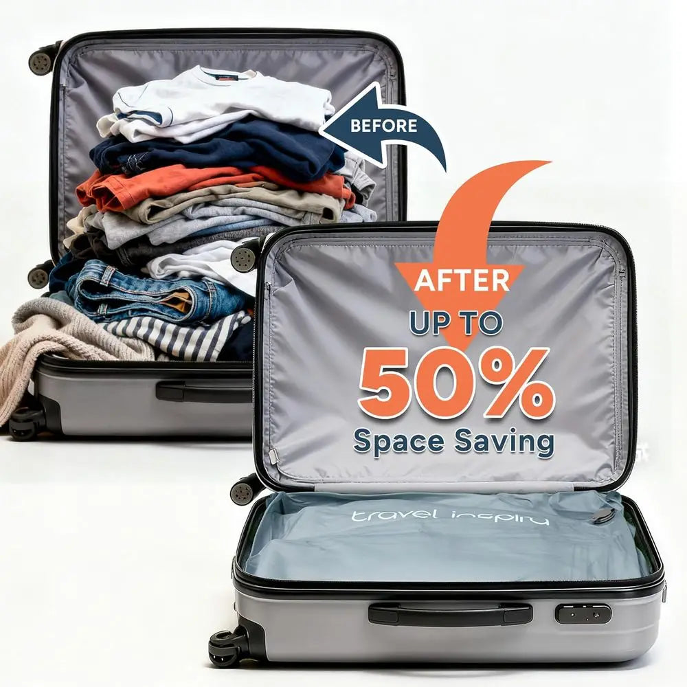 Vacuum Compression Travel Backpack